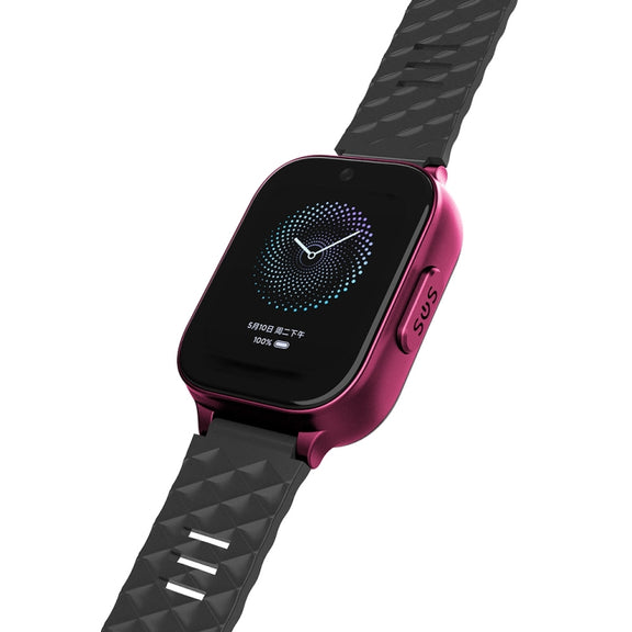 RF-V52-B 1.85 inch Screen GPS Smart Tracker WatchBand Support SOS Call / Wellness Tracking For North America / South America(Red)