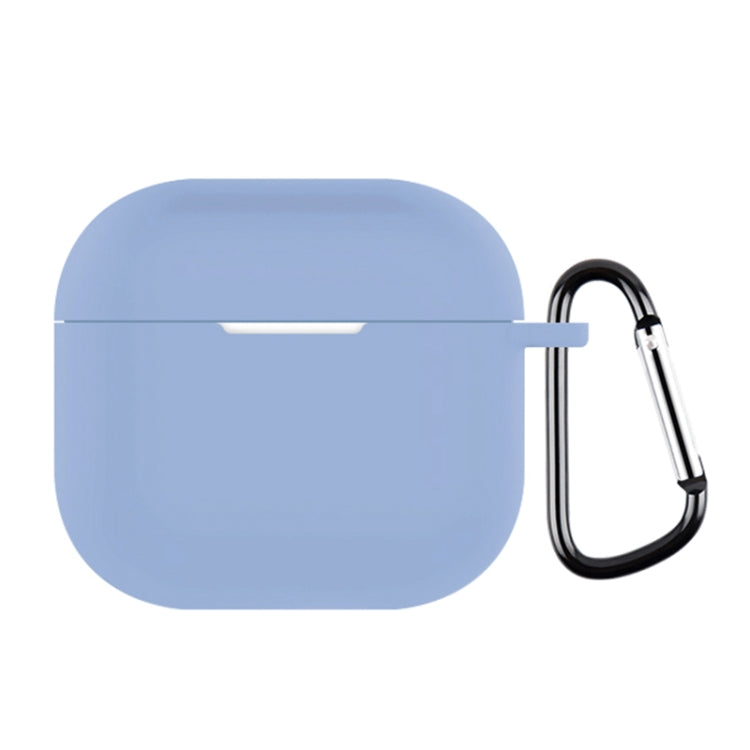 For AirPods 4 Silicone Earphone Protective Case with Hook(Sky Blue) - For AirPods 4 by PMC Jewellery | Online Shopping South Africa | PMC Jewellery | Buy Now Pay Later Mobicred