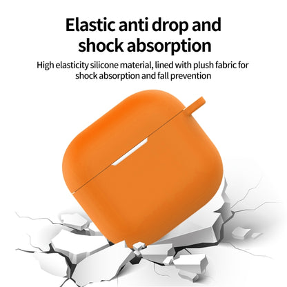 For AirPods 4 Silicone Earphone Protective Case with Hook(Transparent) - For AirPods 4 by PMC Jewellery | Online Shopping South Africa | PMC Jewellery | Buy Now Pay Later Mobicred
