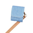 For AirPods 1 / 2 Cowboy Fabric Texture PU Headset Protective Bag(Light Blue) - free shipping - PMC Jewellery - Order now!