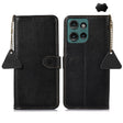 For Motorola Edge 50 Genuine Leather Litchi Texture RFID Leather Phone Case(Black) - free shipping - PMC TechLife - Order now!