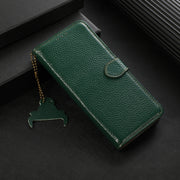 For Motorola Edge 50 Neo Genuine Leather Litchi Texture RFID Leather Phone Case(Green)