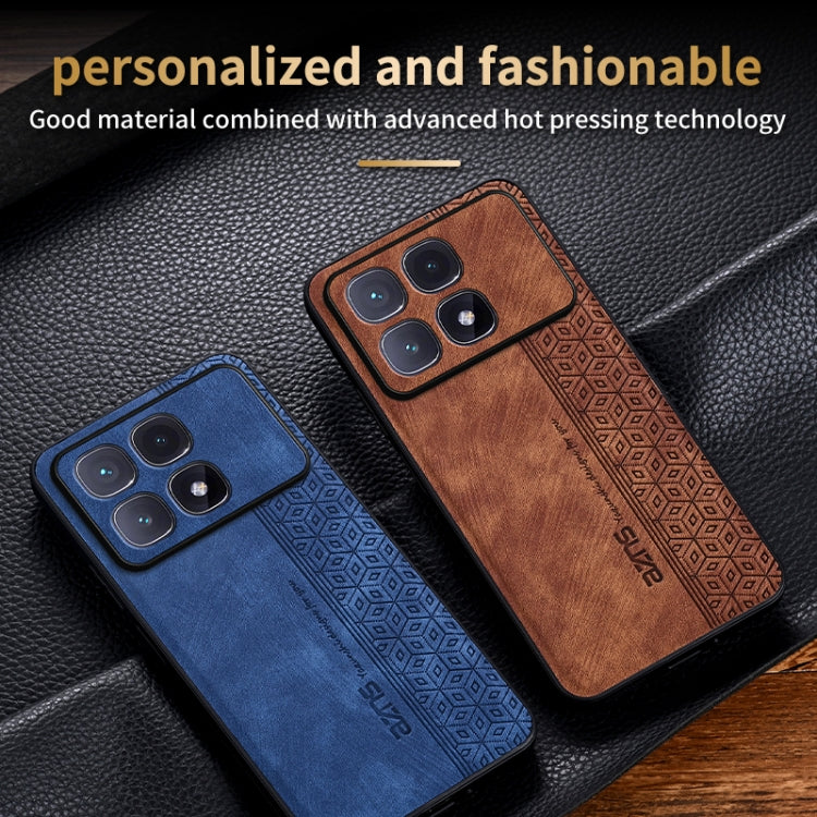 For Redmi K70 Ultra AZNS 3D Embossed Skin Feel Phone Case(Dark Green)