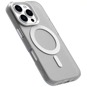 For iPhone 16 Pro Candy Magsafe PC Hybrid TPU Phone Case(White)