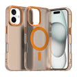 For iPhone 16 Candy Magsafe PC Hybrid TPU Phone Case(Orange) - iPhone 16 Cases by PMC TechLife | Online Shopping South Africa | PMC TechLife | Buy Now Pay Later Mobicred