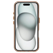 For iPhone 16 Plus Candy PC Hybrid TPU Shockproof Phone Case(Orange)