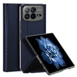 For Xiaomi Mix Fold 4 DUX DUCIS Bril Series PU + TPU Phone Case(Blue) - Xiaomi Cases by DUX DUCIS | Online Shopping South Africa | PMC TechLife | Buy Now Pay Later Mobicred