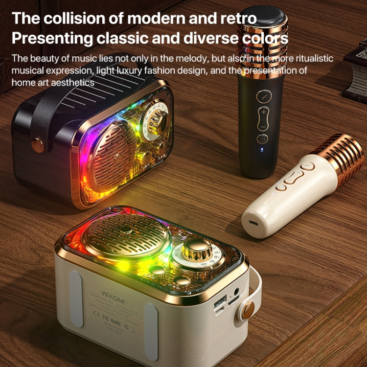 WEKOME WD-03 Meytang Karaoke Wireless Bluetooth Speaker(Black) - free shipping - PMC Jewellery - Order now!