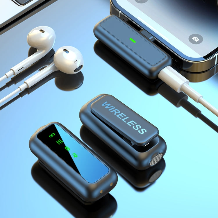 SX6 1 TX + 2 RX Lavalier Wireless Microphone with Digital Display Charging Box, Specification:Type-C(Yellow) - free shipping - PMC Jewellery - Order now!