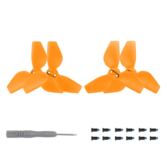 For DJI Neo Sunnylife 2016S Drone Color 3-Blade Propeller, Quantity:2 pairs(Orange) - free shipping - PMC Jewellery - Order now!