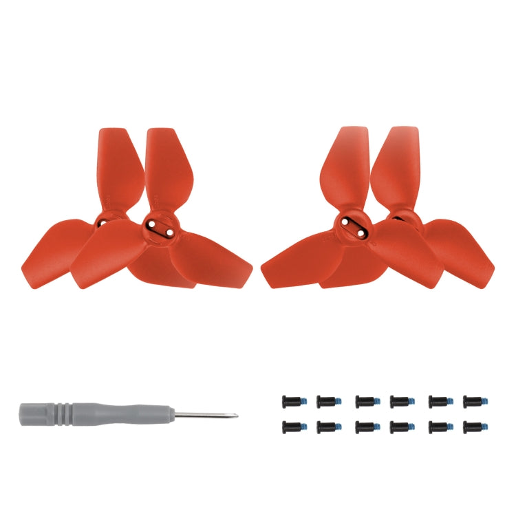 For DJI Neo Sunnylife 2016S Drone Color 3-Blade Propeller, Quantity:2 pairs(Red) - free shipping - PMC TechLife - Order now!
