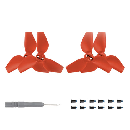 For DJI Neo Sunnylife 2016S Drone Color 3-Blade Propeller, Quantity:2 pairs(Red) - free shipping - PMC Jewellery - Order now!