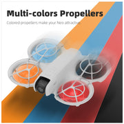 For DJI Neo Sunnylife 2016S Drone Color 3-Blade Propeller, Quantity:2 pairs(Orange)