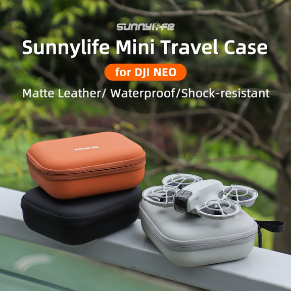 For DJI Neo Sunnylife Body Storage Case Box Suitcase(Black)