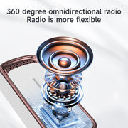 SX88 1 TX + 2 RX Smart Noise Reduction Lavalier Wireless Microphone, Specification:8 Pin(Silver)