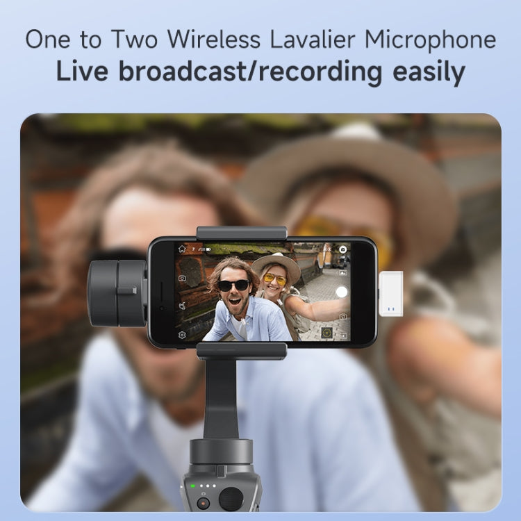 SX88 1 TX + 2 RX Smart Noise Reduction Lavalier Wireless Microphone, Specification:Type-C(Rose Gold)