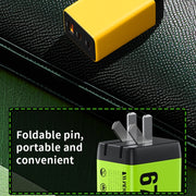 WK WP-U157 67W USB-C / Type-Cx2, USB GaN Fast Charger, Plug Type:EU Plug(Green)
