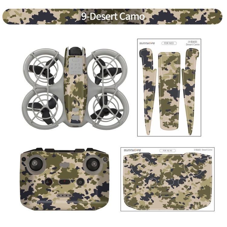 For DJI Neo Drone Body Remote Control Protective Sticker(Desert Camo) - free shipping - PMC TechLife - Order now!