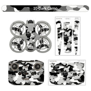 For DJI Neo Drone Body Remote Control Protective Sticker(Dark Camo)