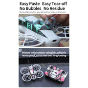 For DJI Neo Drone Body Remote Control Protective Sticker(Dark Camo)