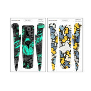 For DJI Neo 2pcs Combo Drone Body Protective Stickers(Green Hat Man + Cute Ducks)