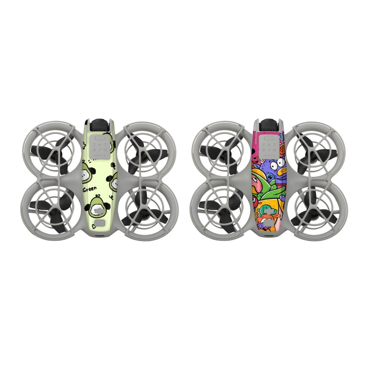 For DJI Neo 2pcs Combo Drone Body Protective Stickers(Green Puppy + Monster Party) - free shipping - PMC TechLife - Order now!
