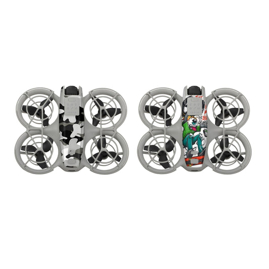 For DJI Neo 2pcs Combo Drone Body Protective Stickers(Dark Camo + Grunge Eyes) - free shipping - PMC Jewellery - Order now!