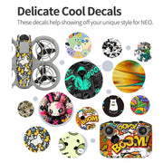For DJI Neo 2pcs Combo Drone Body Protective Stickers(Desert Camo + Painting)