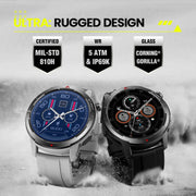 Zeblaze Stratos 3 Ultra 1.43 inch Screen Rugged Outdoor Sports GPS Smart Watch(Moon White)