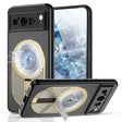 For Google Pixel 8 Pro Heat Dissipation Aromatherapy MagSafe Holder Phone Case(Gold) - Google Cases by PMC TechLife | Online Shopping South Africa | PMC TechLife | Buy Now Pay Later Mobicred