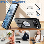 For Google Pixel 9 / 9 Pro Heat Dissipation Aromatherapy MagSafe Holder Phone Case(Black)
