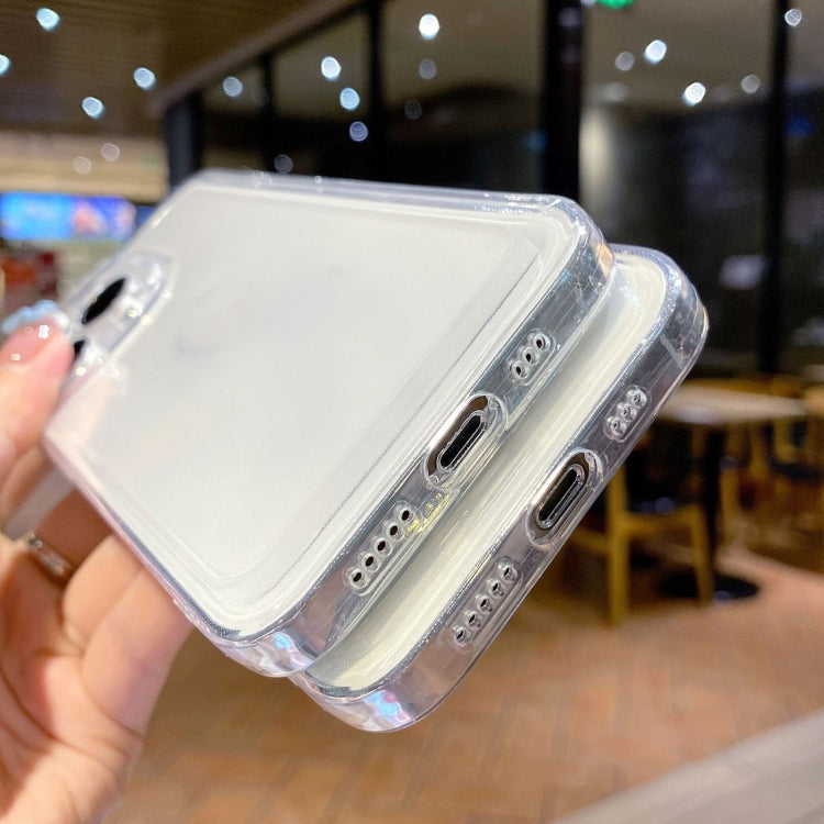 For iPhone 16e Space TPU Shockproof Phone Case(Transparent) - iPhone 16e Cases by PMC TechLife | Online Shopping South Africa | PMC TechLife | Buy Now Pay Later Mobicred