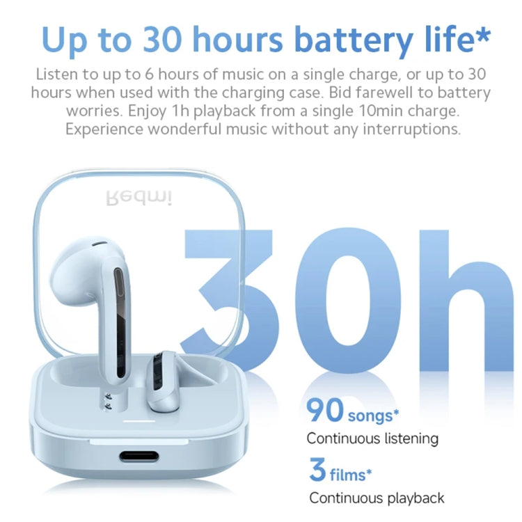 Original Xiaomi Redmi Buds 6 Active BT5.4 In-ear True Wireless Earbuds(White) - free shipping - PMC Jewellery - Order now!