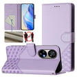 For Ulefone Note 17 Pro Honeycomb Embossing RFID Leather Phone Case(Light Purple) - free shipping - PMC Jewellery - Order now!