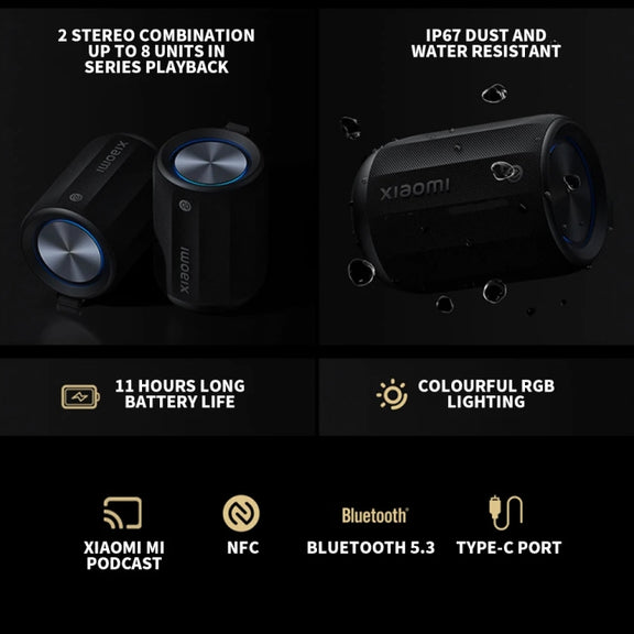 Xiaomi Bluetooth Speaker Mini Support NFC Connection(Black)