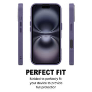 For iPhone 16 Plus GEBEI Skin Feel MagSafe Magnetic Phone Case(Purple)