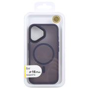 For iPhone 16 Plus GEBEI Skin Feel MagSafe Magnetic Phone Case(Purple)