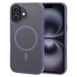 For iPhone 16 Plus GEBEI Skin Feel MagSafe Magnetic Phone Case(Purple) - free shipping - PMC TechLife - Order now!