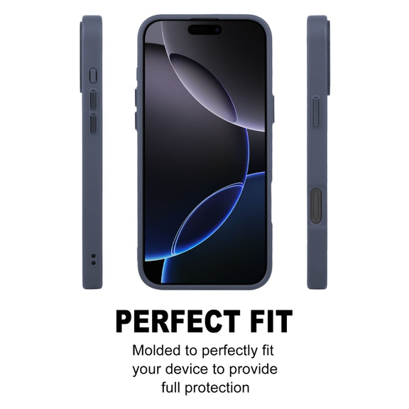 For iPhone 16 Pro Max GEBEI Skin Feel MagSafe Magnetic Phone Case(Blue)