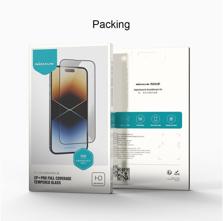 For Redmi K70 Ultra NILLKIN CP+Pro 9H Explosion-proof Tempered Glass Film