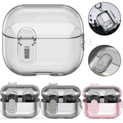 For Samsung Galaxy Buds3 / 3 Pro DUX DUCIS SECI Series Earbuds Box Protective Case(Clear Black)