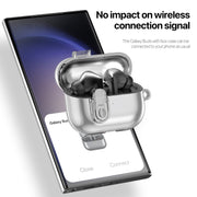 For Samsung Galaxy Buds3 / 3 Pro DUX DUCIS SECI Series Earbuds Box Protective Case(Clear Black)