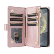 For Samsung Galaxy S24+ 5G Crossbody Zipper Wallet Rhombus Leather Phone Case(Rose Gold)