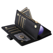 For Samsung Galaxy S24 FE 5G Crossbody Zipper Wallet Rhombus Leather Phone Case(Black)