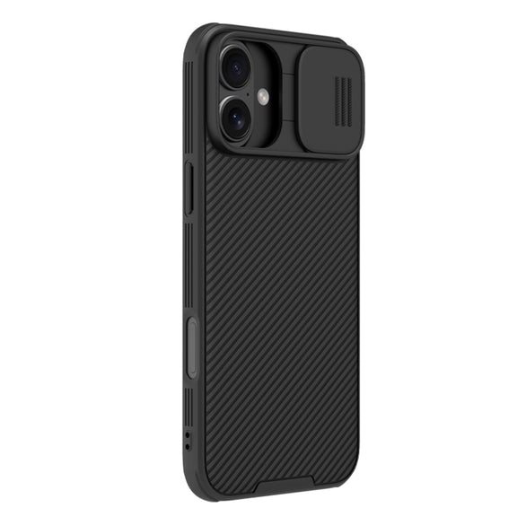 For iPhone 16 NILLKIN CamShield Pro Magnetic PC Phone Case(Black)