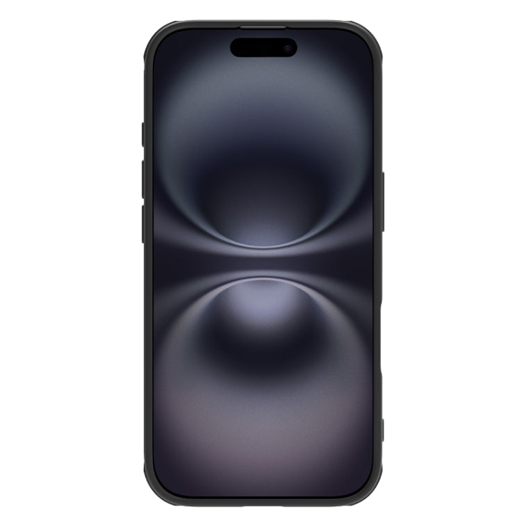 For iPhone 16 NILLKIN CamShield Pro Magnetic PC Phone Case(Black)