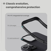 For iPhone 16 Pro NILLKIN Frosted Shield Pro PC + TPU Phone Case(Green)