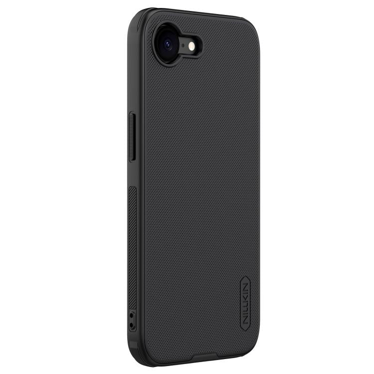 For iPhone 16e NILLKIN Frosted Shield Pro PC + TPU Phone Case(Black) - iPhone 16e Cases by NILLKIN | Online Shopping South Africa | PMC TechLife | Buy Now Pay Later Mobicred
