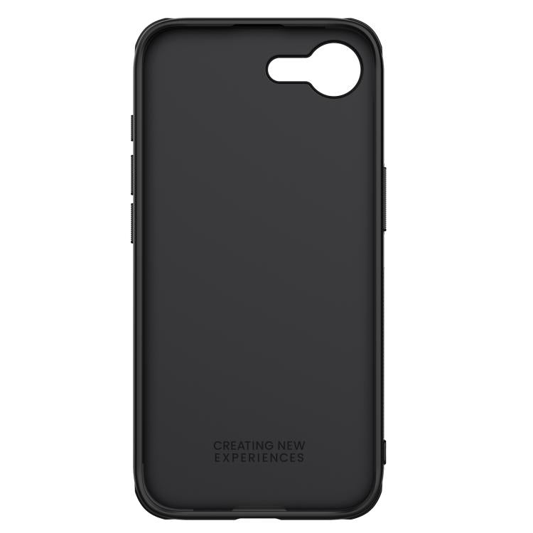 For iPhone 16e NILLKIN Frosted Shield Pro PC + TPU Phone Case(Black) - iPhone 16e Cases by NILLKIN | Online Shopping South Africa | PMC TechLife | Buy Now Pay Later Mobicred
