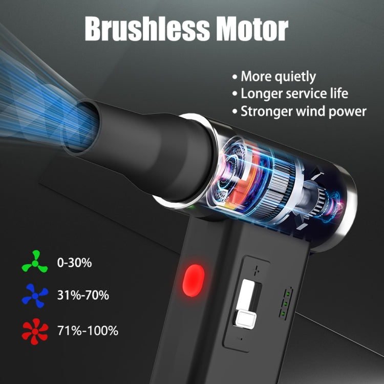 FT03 Portable Multifunctional Wireless Electric Air Duster(Black) - Vacuum Cleaner by PMC Jewellery | Online Shopping South Africa | PMC Jewellery | Buy Now Pay Later Mobicred